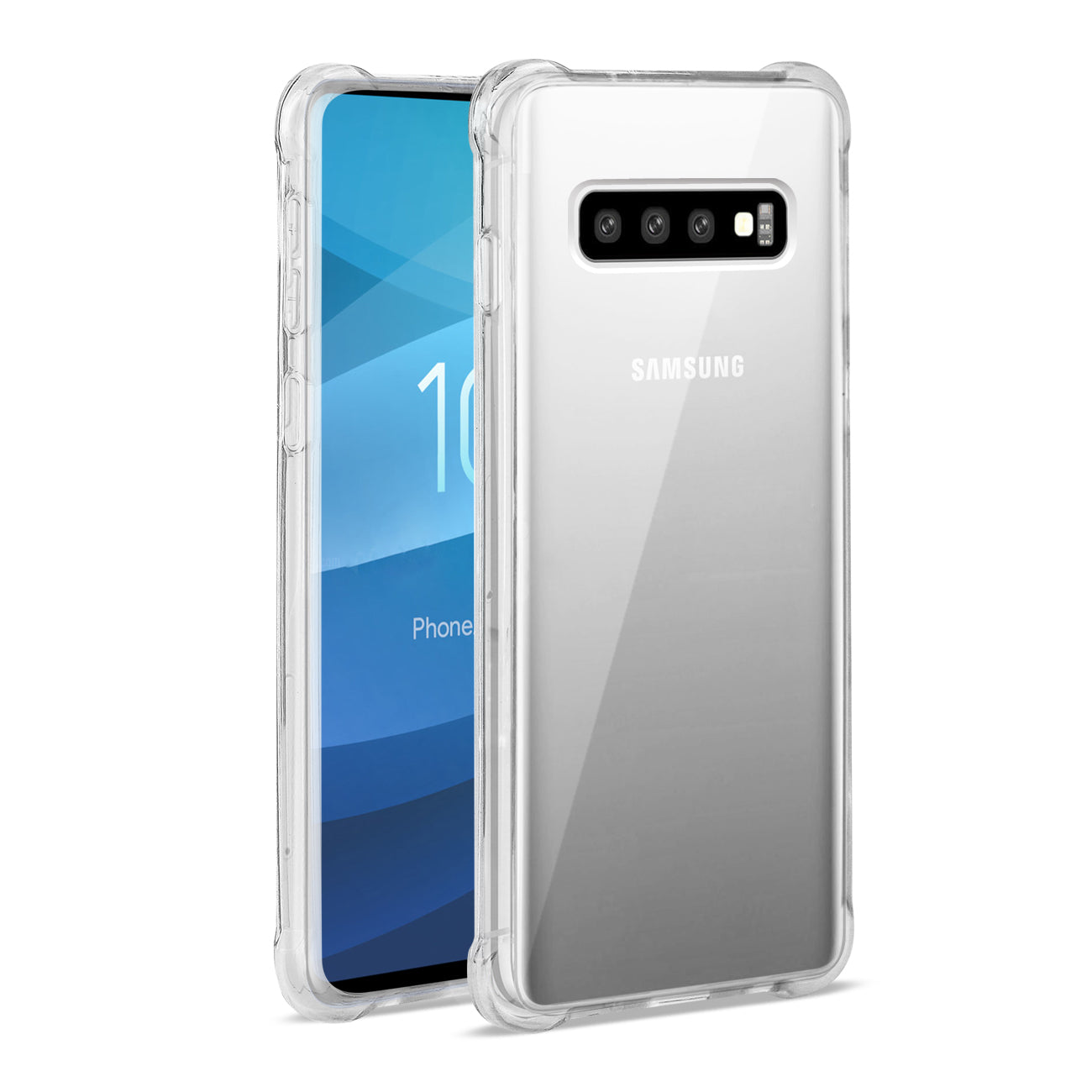 SAMSUNG GALAXY S10 Plus Clear Bumper Case With Air Cushion Protection