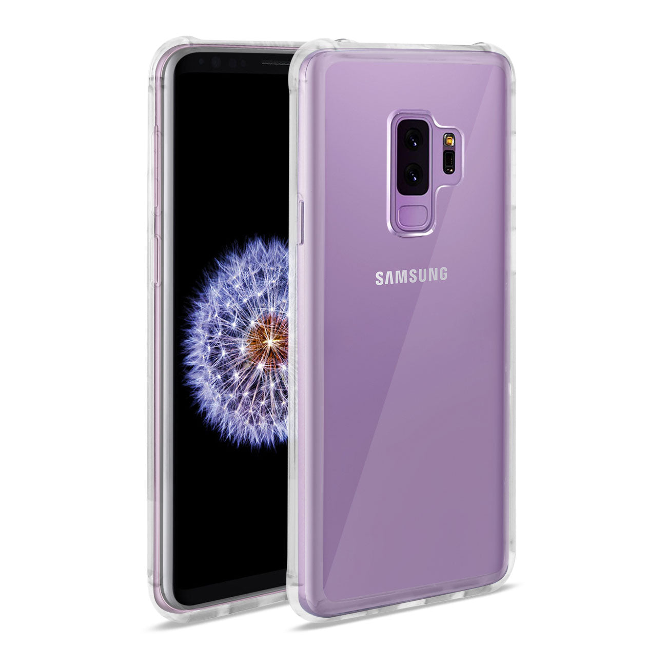 Samsung Galaxy S9 Plus Clear Bumper Case With Air Cushion Protection In Clear