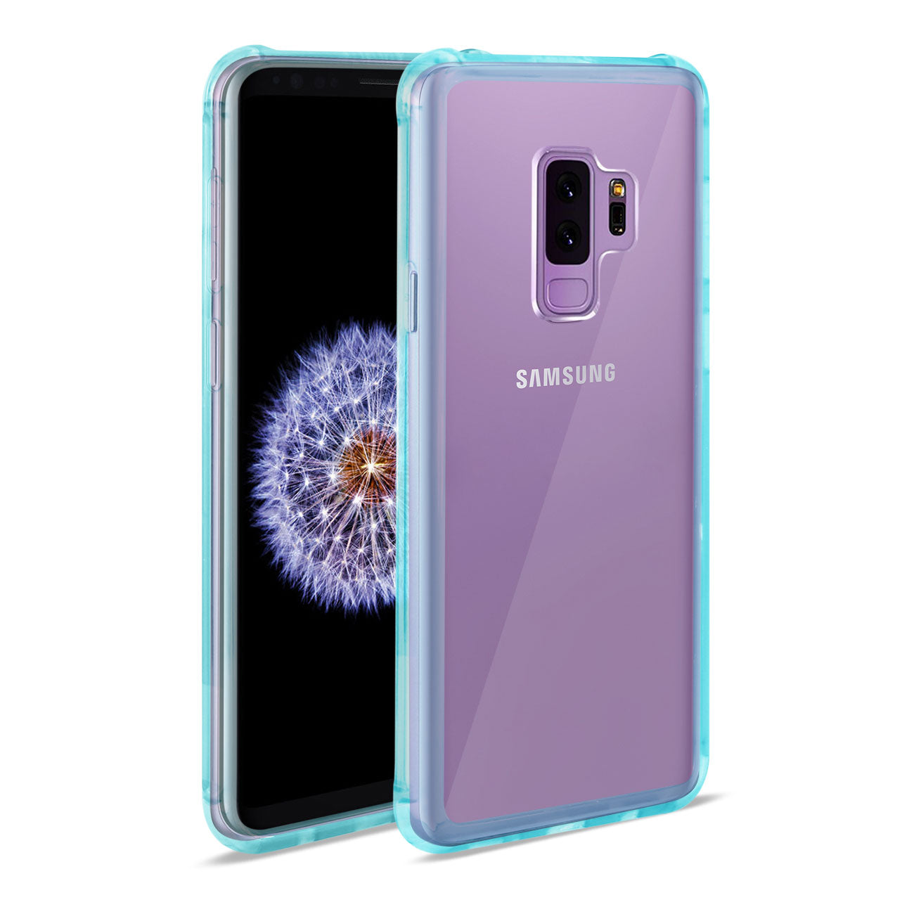 Samsung Galaxy S9 Plus Clear Bumper Case With Air Cushion Protection In Clear Navy