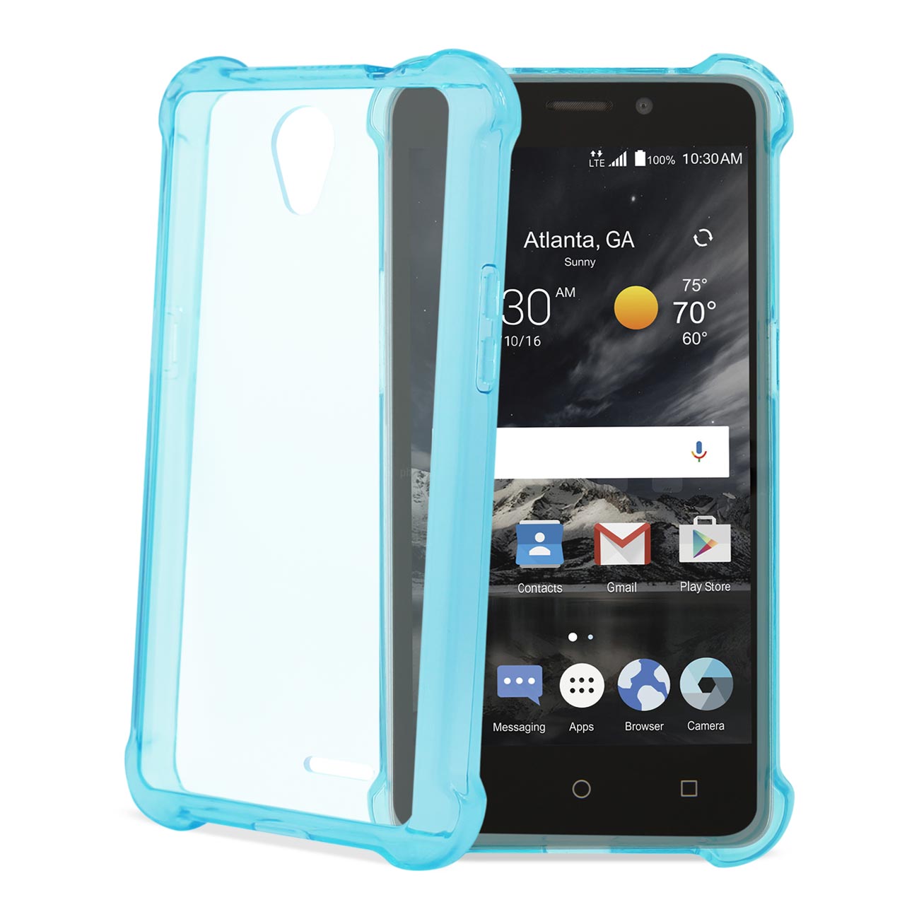 Case Bumper Clear Air Cushion Protection ZTE Maven 2/ Chapel (Z831) Clear Navy Color