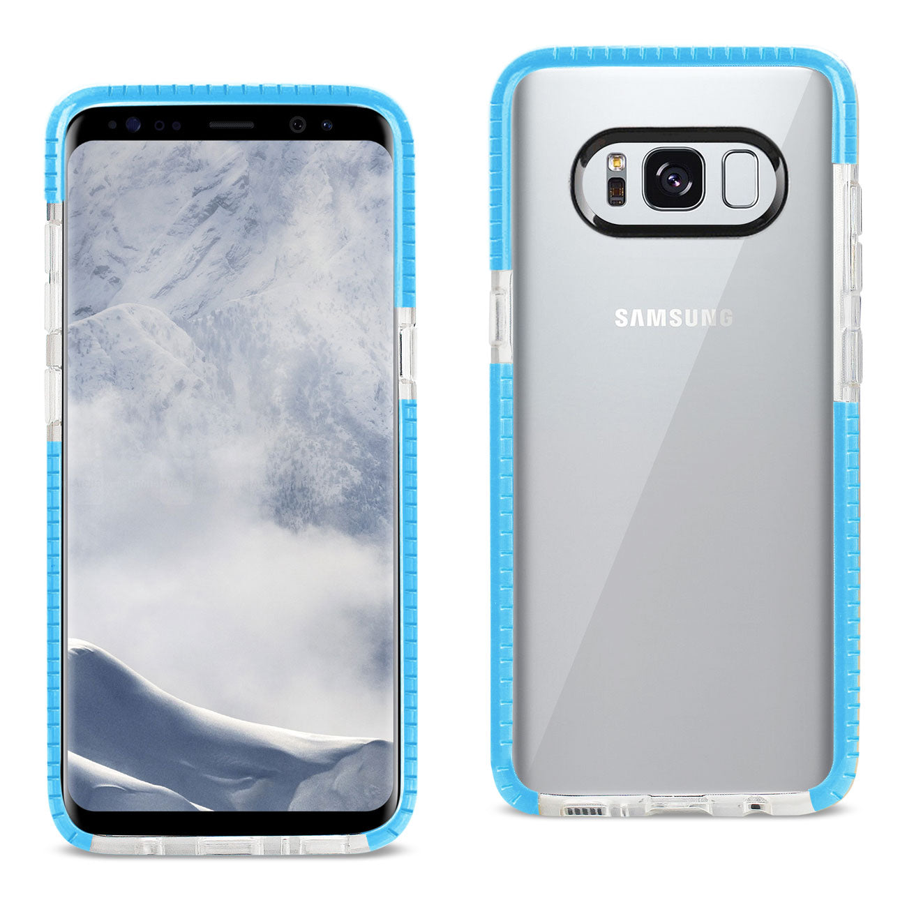 Case TPU Soft Transparent Samsung Galaxy S8/ SM Clear Blue Color