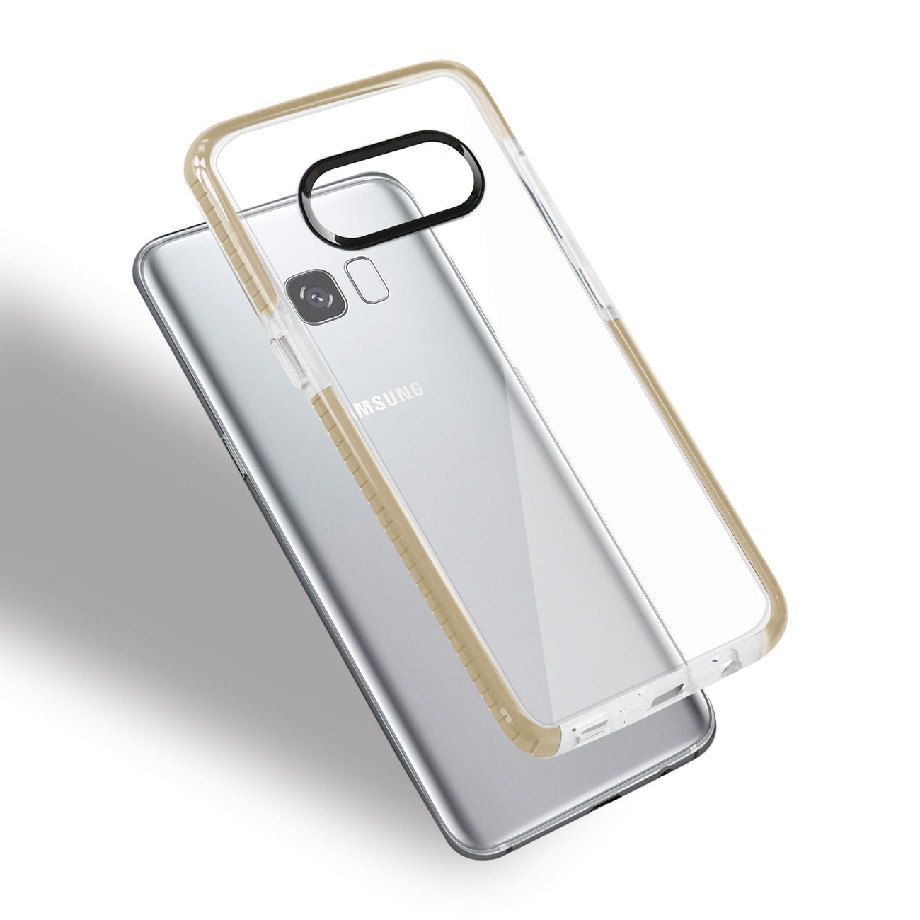 Case TPU Soft Transparent Samsung Galaxy S8/ SM Clear Gold Color