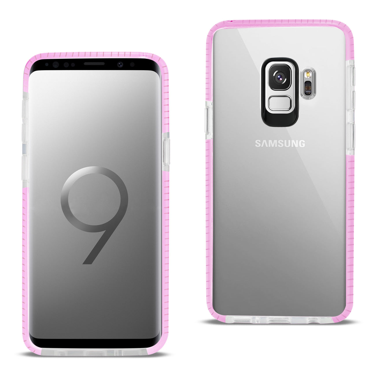 Case TPU Clear Soft Samsung Galaxy S9 Transparent Pink Color