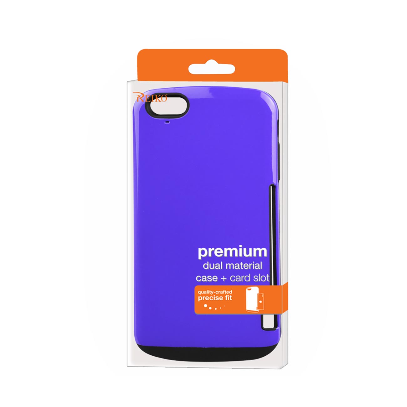 Case Candy Shield With Card Holder iPhone 6 Plus Purple Color