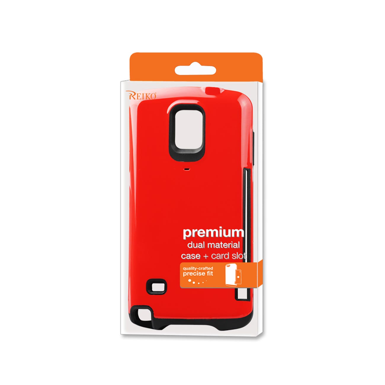Samsung Galaxy Note 4 Candy Shield Case With Card Holder In Red