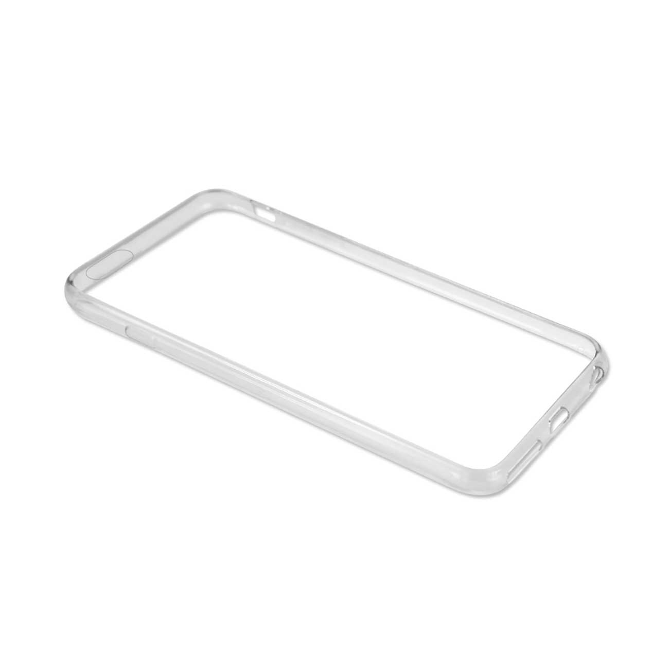 IPHONE 6 PLUS CLEAR BACK FRAME BUMPER CASE IN CLEAR
