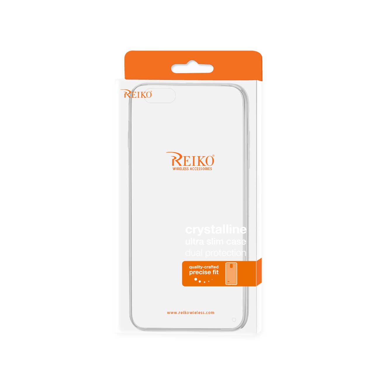 IPHONE 6 PLUS CLEAR BACK FRAME BUMPER CASE IN CLEAR