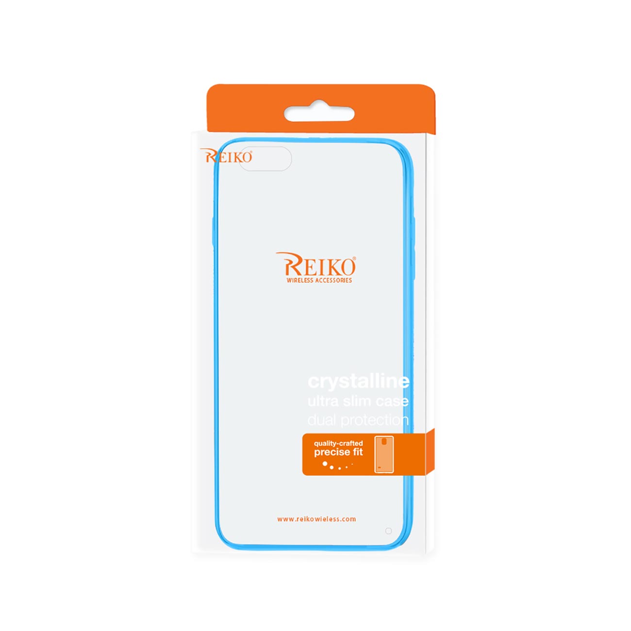 iPhone 6 Plus/ 6S Plus Clear Back Frame Bumper Case In Navy