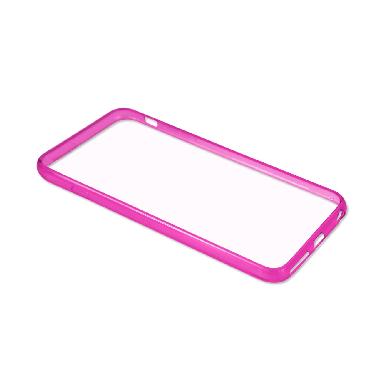 iPhone 6 Plus/ 6S Plus Clear Back Frame Bumper Case In Pink