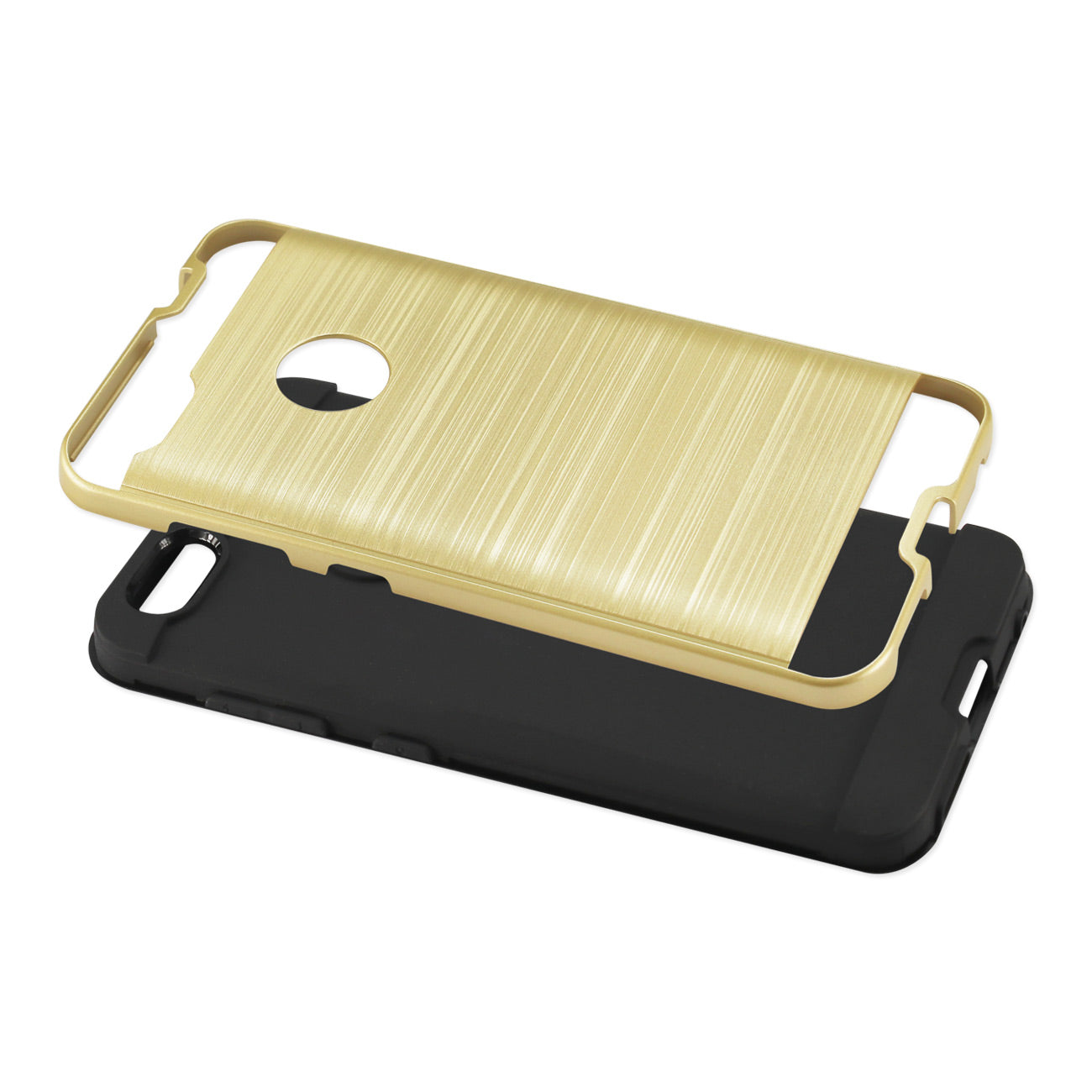 ZTE Blade X / Z965 Hybrid Metal Brushed Texture Case In Gold