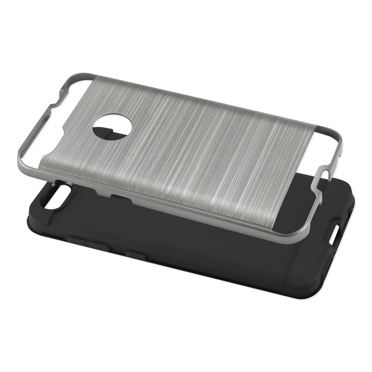 ZTE Blade X / Z965 Hybrid Metal Brushed Texture Case In Gray