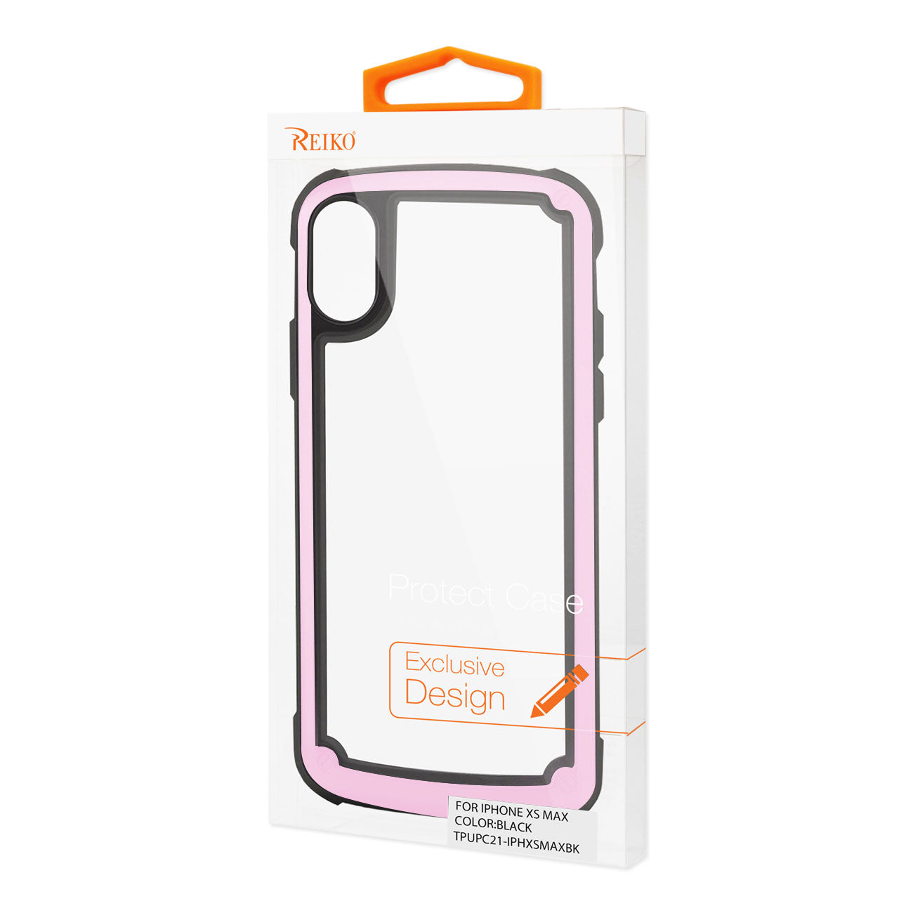Case Full Body Heavy Duty Rugged Shockproof Apple iPhone XS Max Clear Pink Color