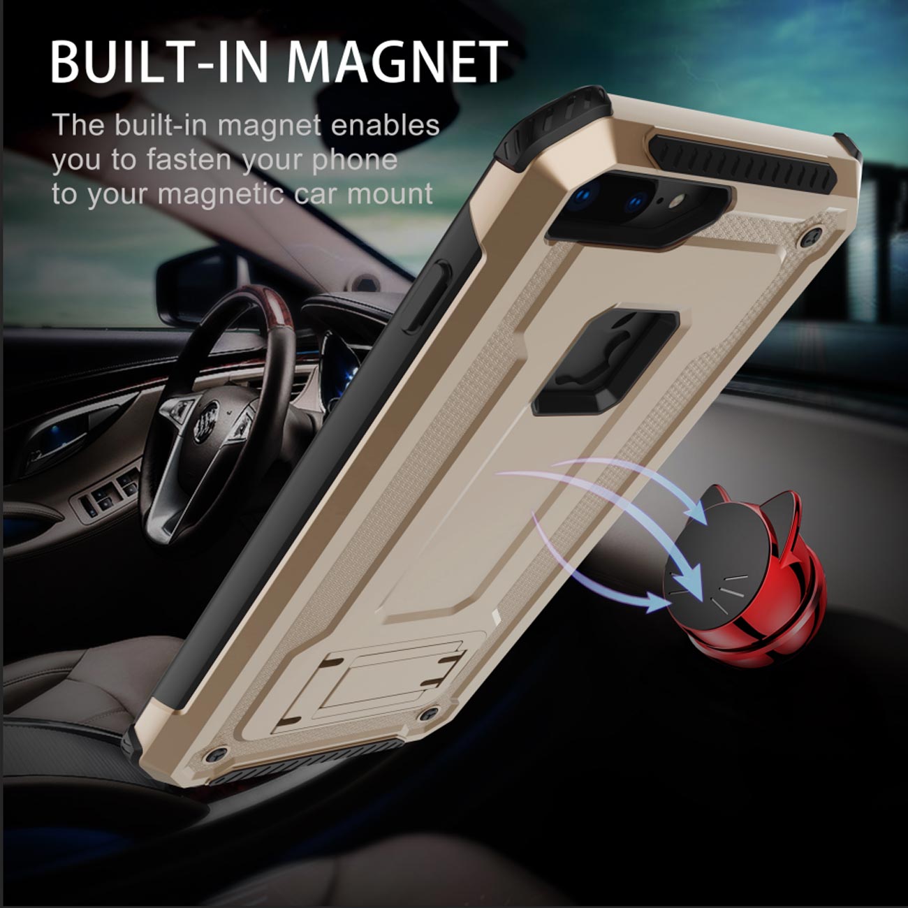 APPLE IPHONE XS MAX Case With Kickstand In Gold