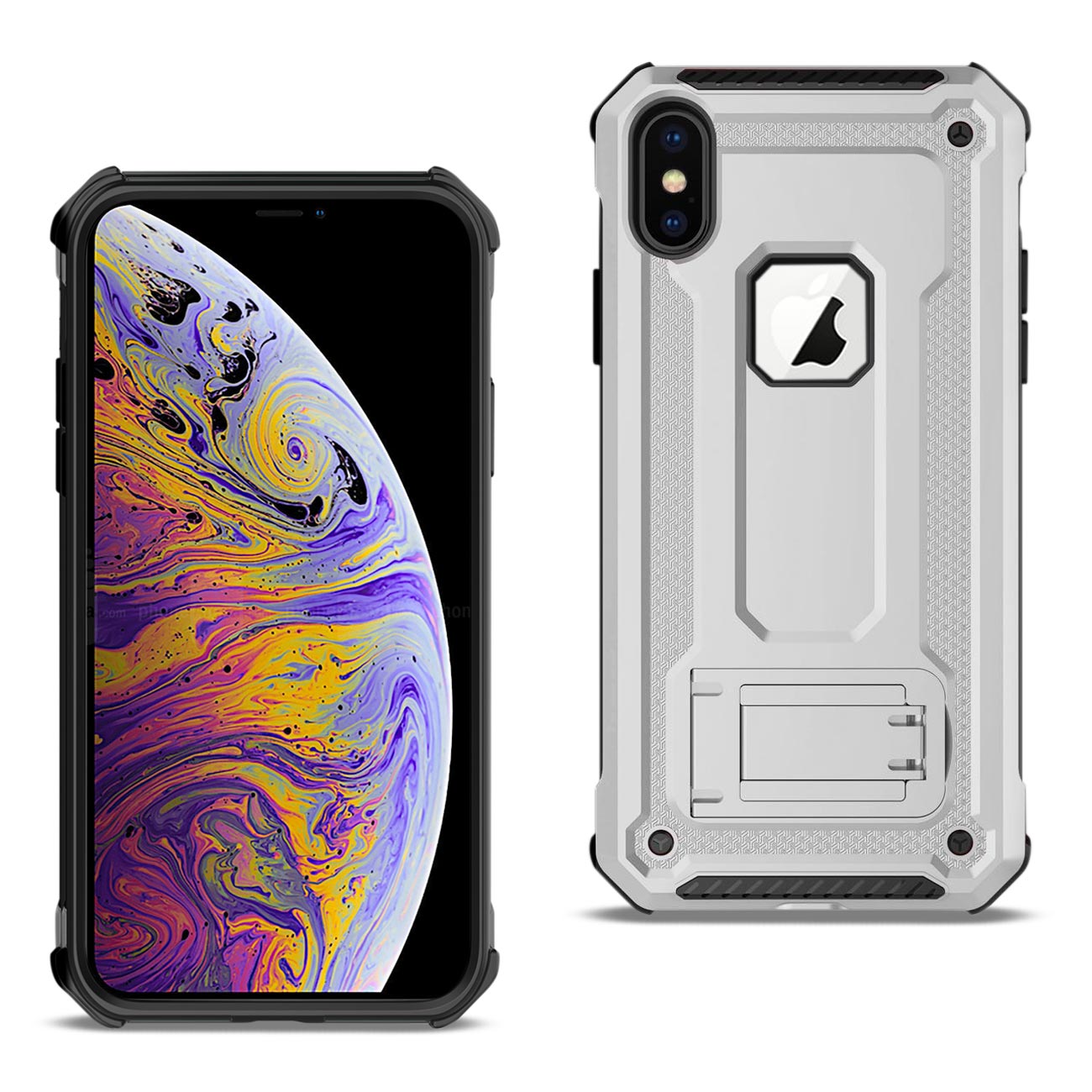 APPLE IPHONE XS MAX Case With Kickstand In Silver