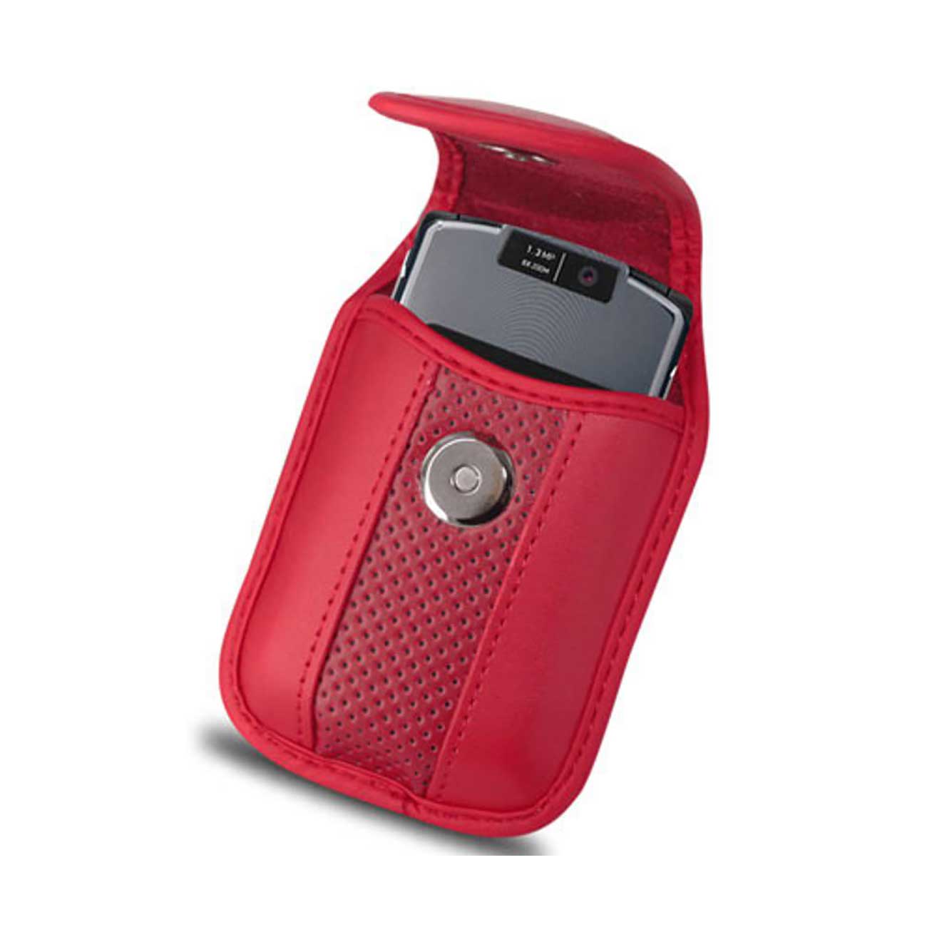 Pouch/ Phone Holster Vertical Vp11A Motolola V3 4X0.5X2.1 Inches Red Color