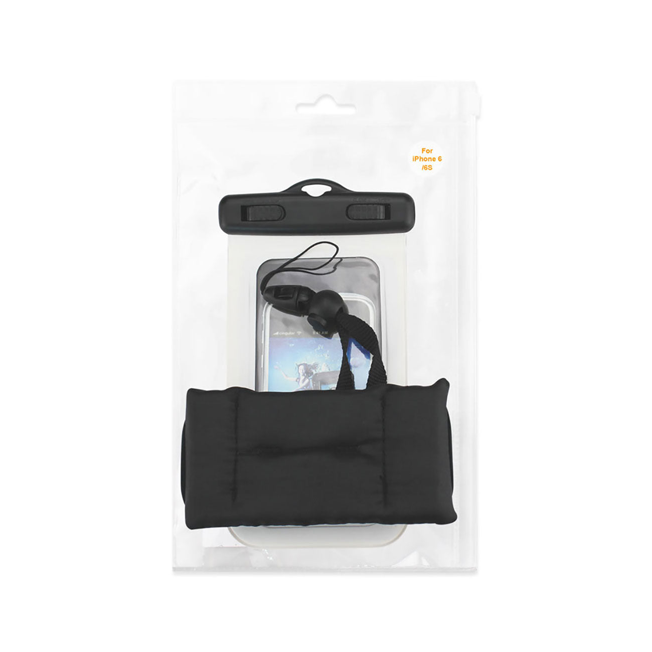 Case Waterproof With Touch Screen Floating Adjustable Wrist Strap For 4.7X2.4X0.4 Inches Devices White Color