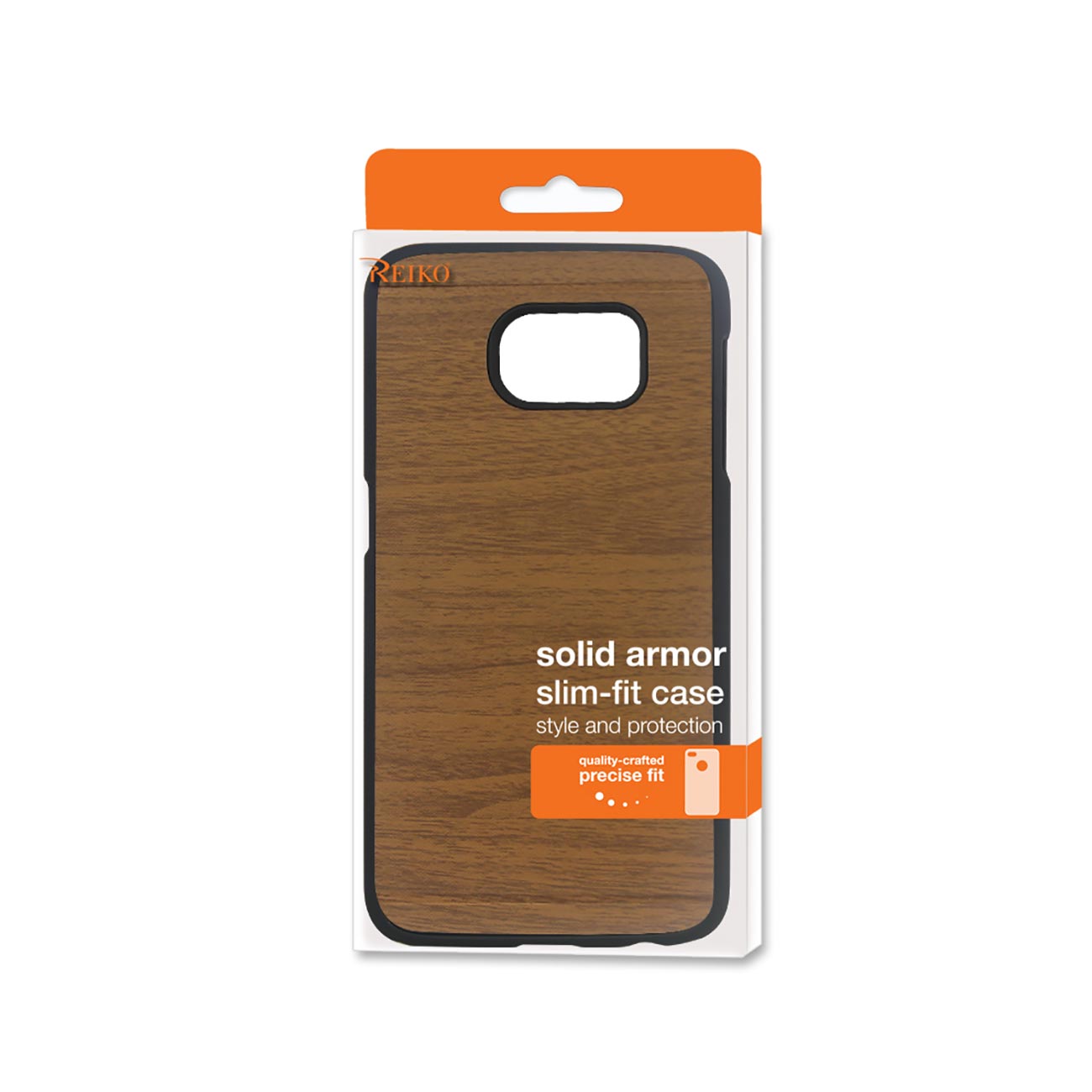 Case Wood Pattern Samsung Galaxy S6 Edge Brown Color