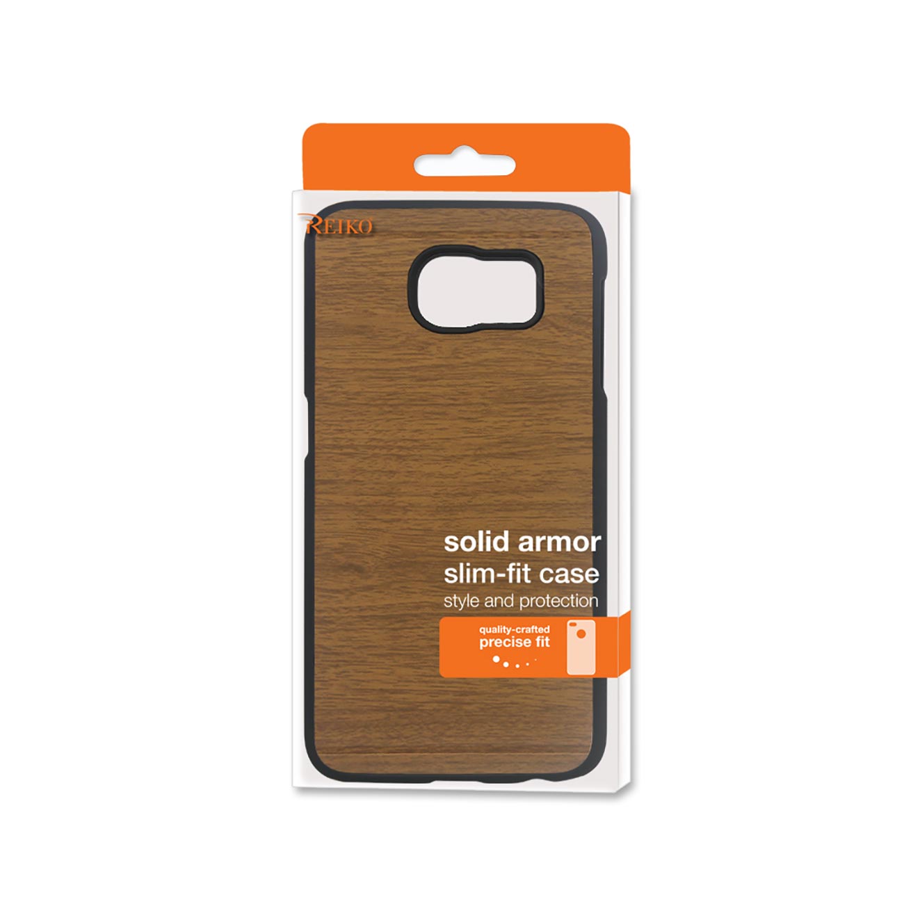 Case Wood Pattern Samsung Galaxy S6 Brown Color