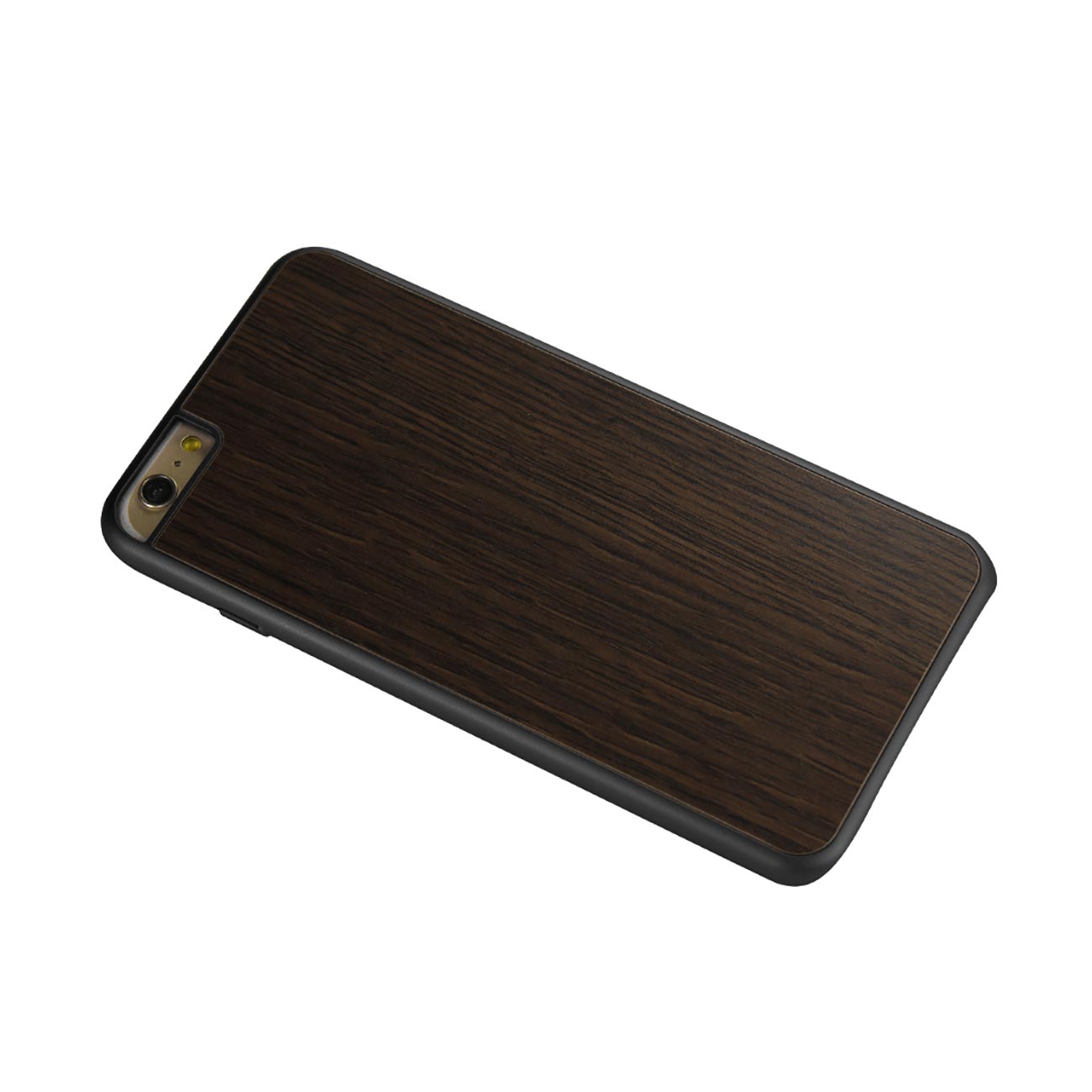 Case Real Wood Slim Snap iPhone 6 Plus Black Color