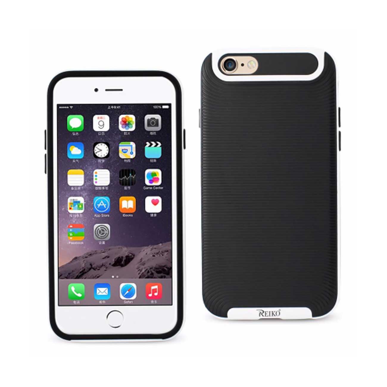 Case Slim Armor With Bumper Frames iPhone 6S/ 6 Plus Black White Color