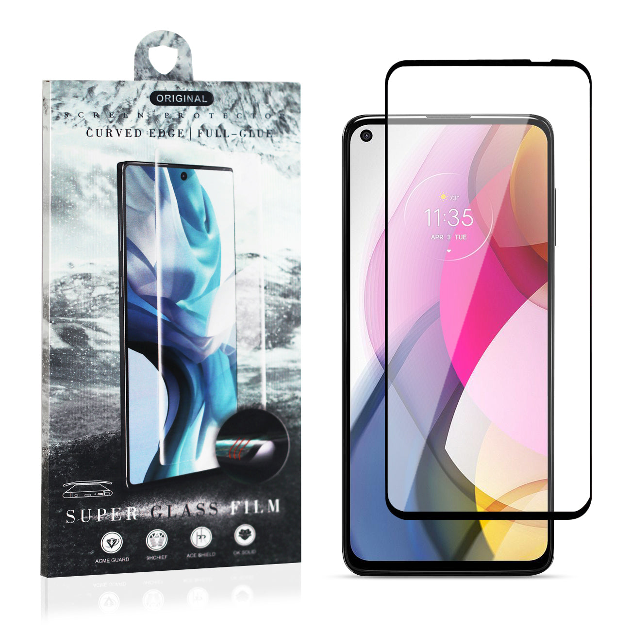 Screen Protector Scratch Resistant Full Coverage Moto G Stylus 2021