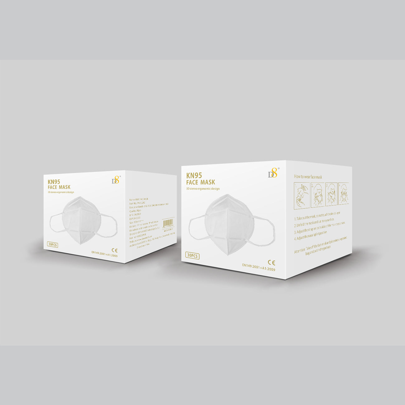 Face Masks KN95 30 pcs