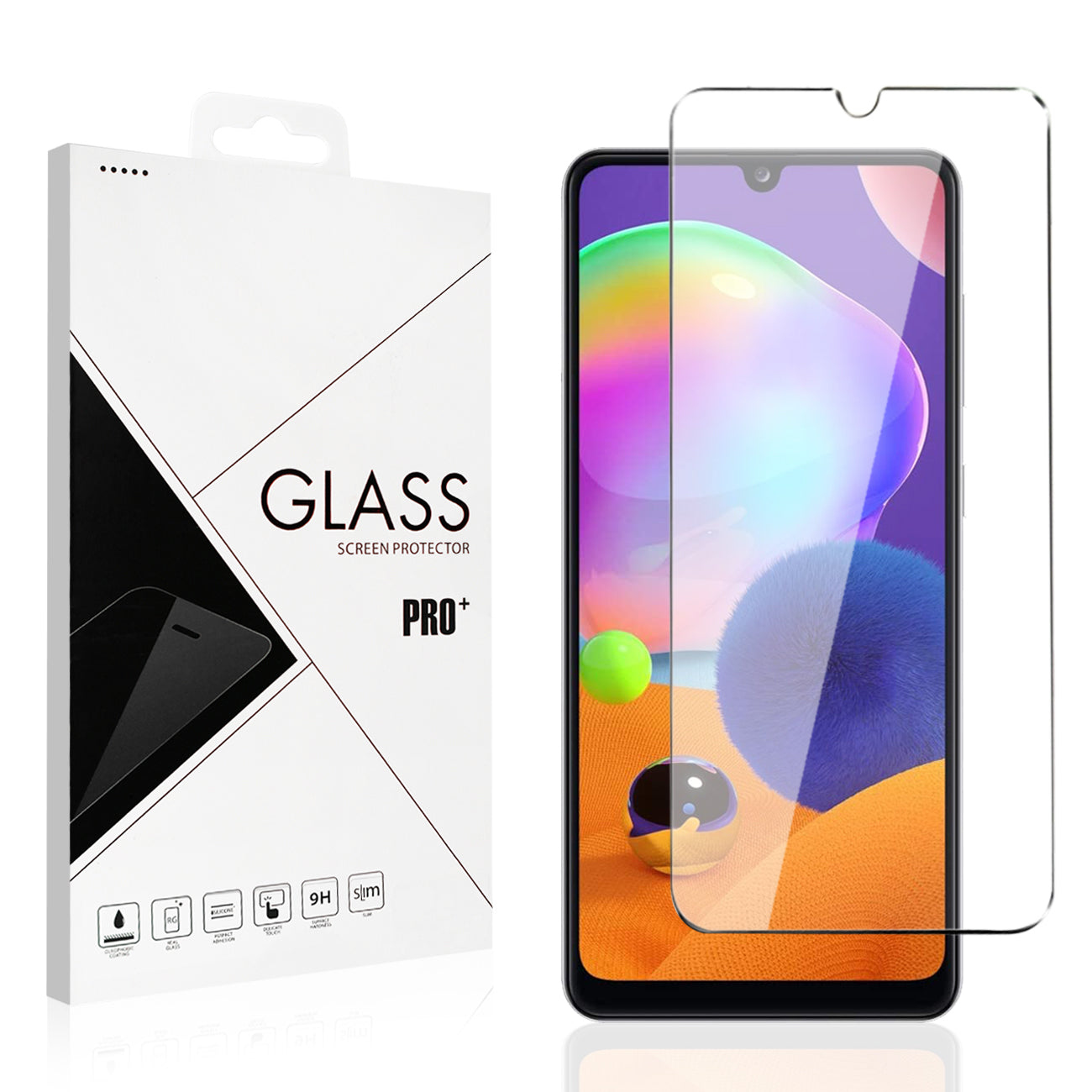 Glass Super Durable 2.5D Samsung Galaxy M31 Clear