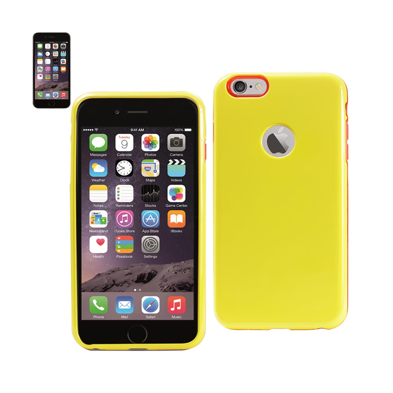 Case Slim Armor Candy Shield iPhone 6 Plus Yellow Color