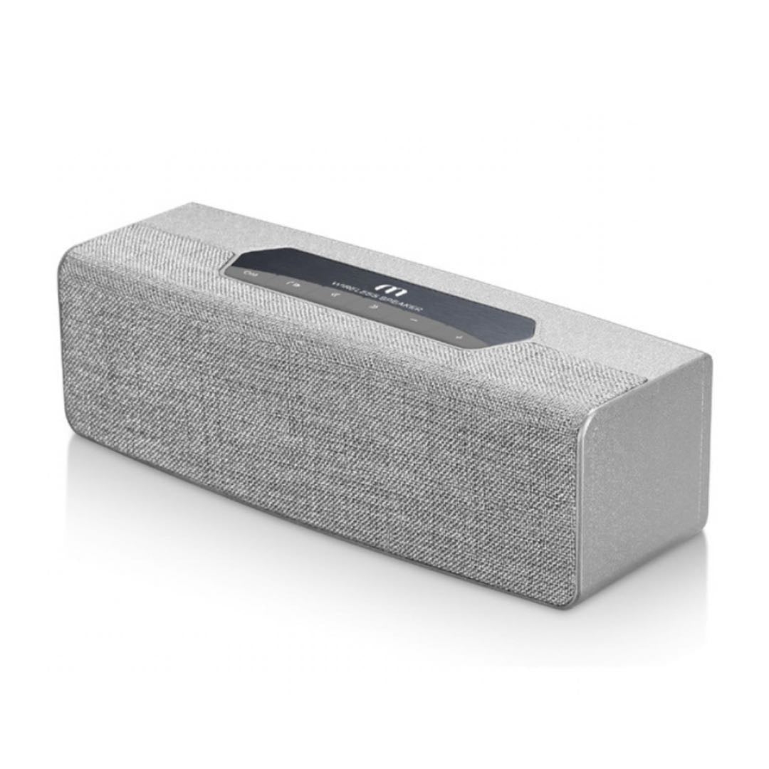 M2 Bass High-end Mini Speaker With Fabric cover In SILVER