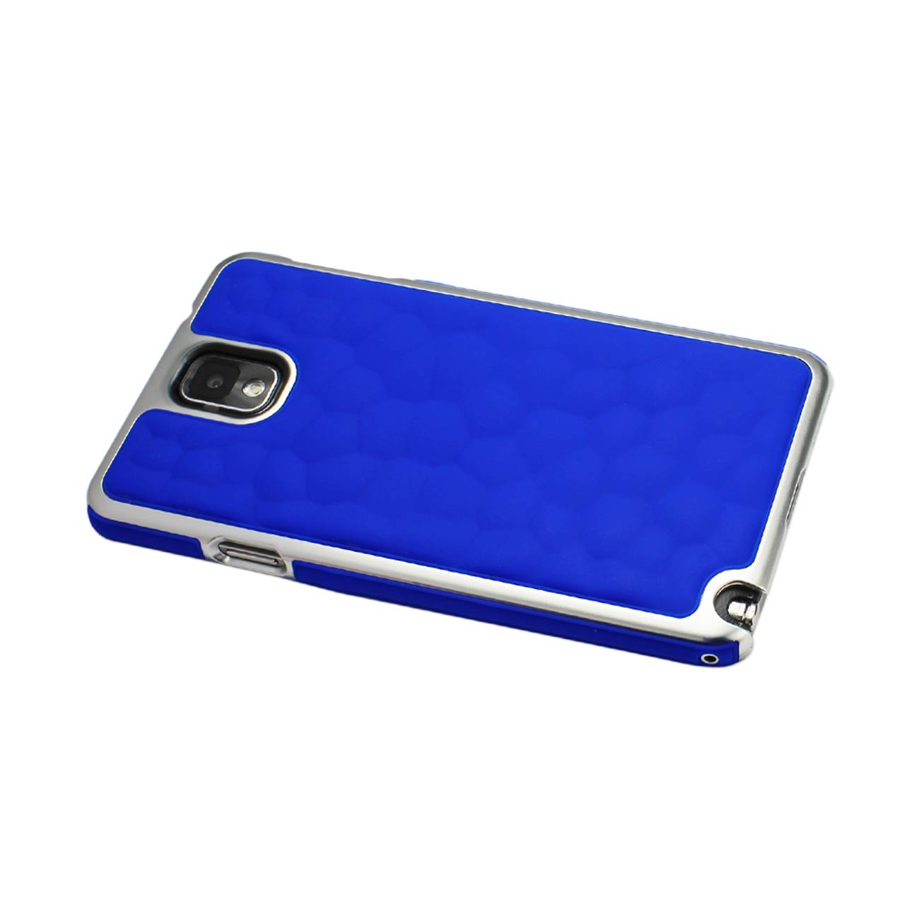 Samsung Galaxy Note 3 Bubble Metal Plated Case In Navy