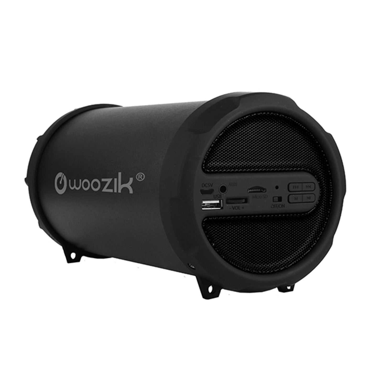 Rockit Go Bluetooth Speaker FM Radio, Micro SD Card, USB, AUX 3.5mm Support, and Strap In Black