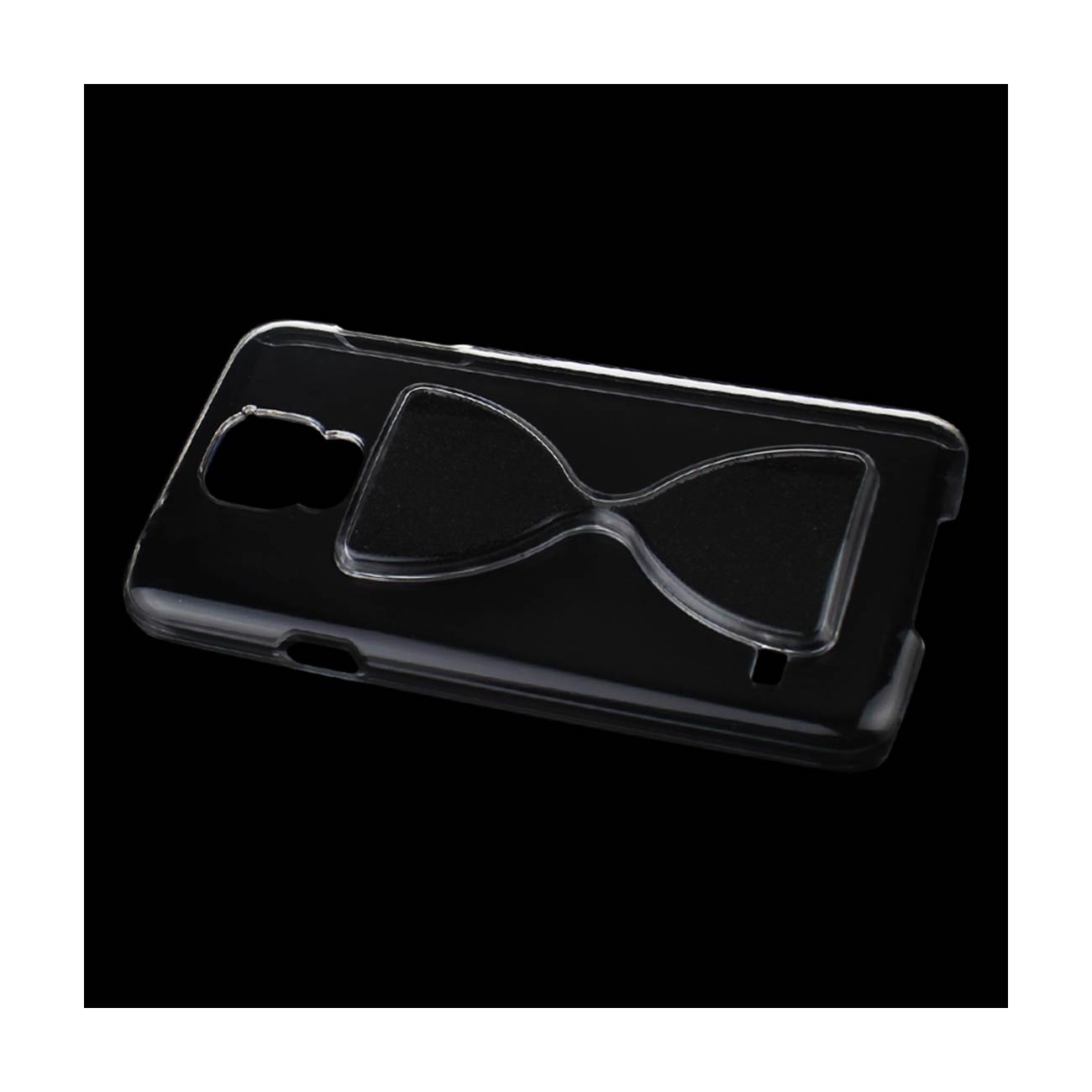Samsung Galaxy S5 3D Sand Clock Clear Case In Black