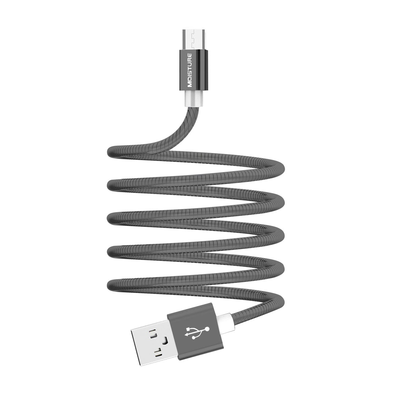 Moisture 2.6A Premium Full Hi-Speed Data Cable In Gray