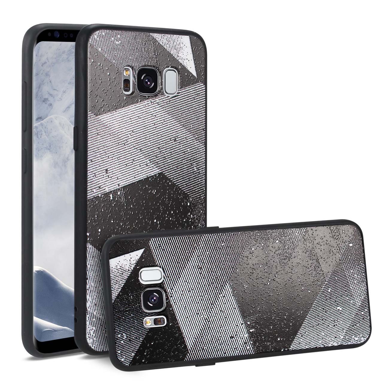 Case TPU With Shades Of Oblique Stripes Samsung Galaxy S8