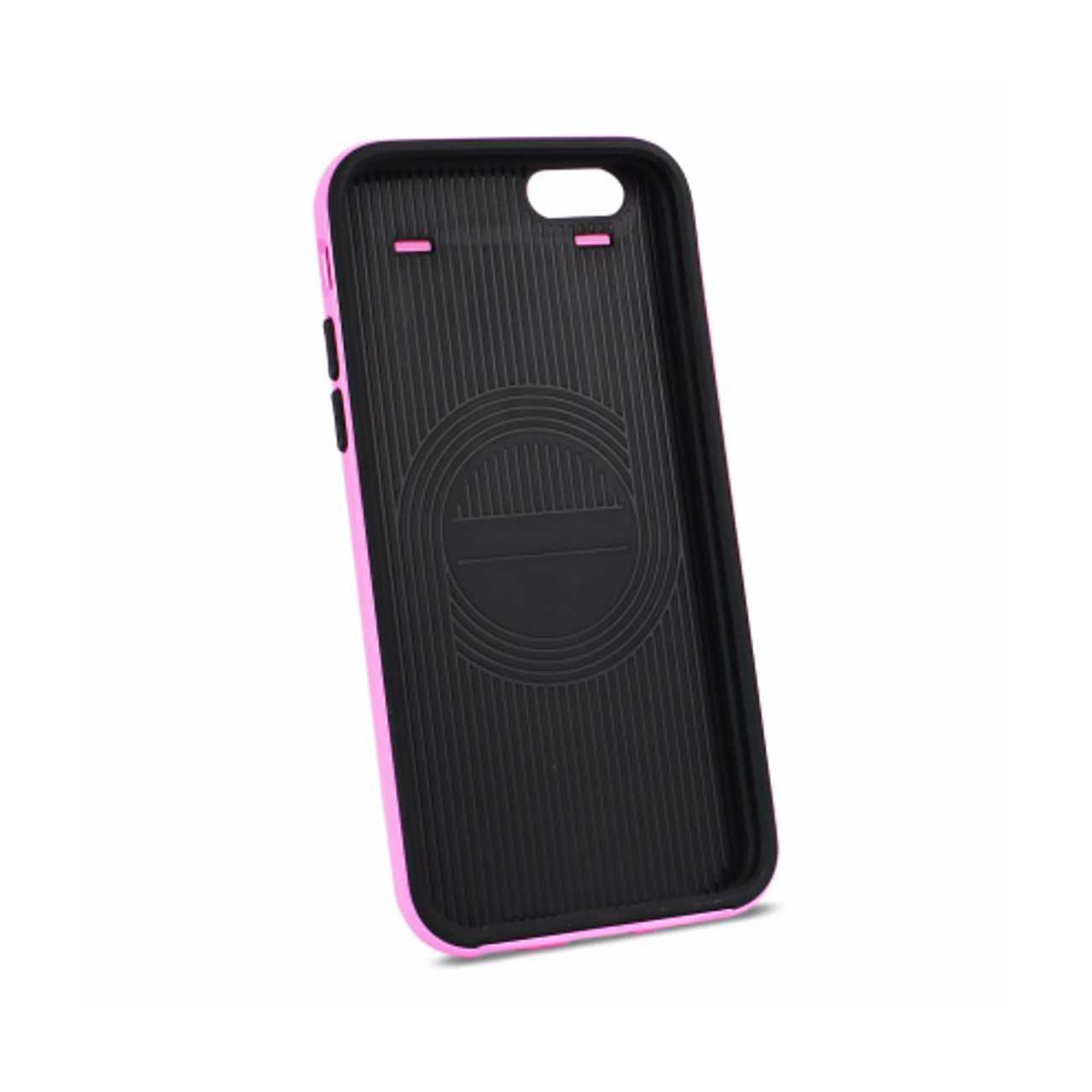 Case With Bumper Frames Slim Armor iPhone 6S/ 6 Plus Black Pink Color