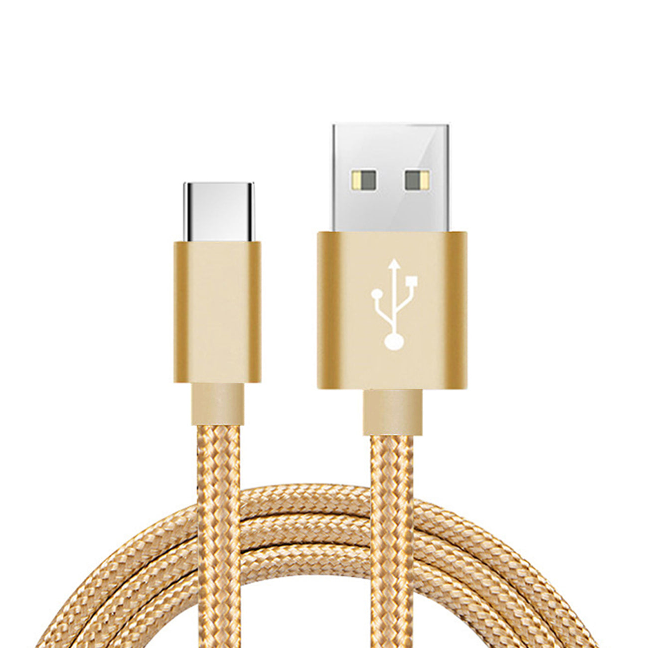 Cable Charge/Sync Fast USB-C 6.5Ft Gold Color (12pcs)