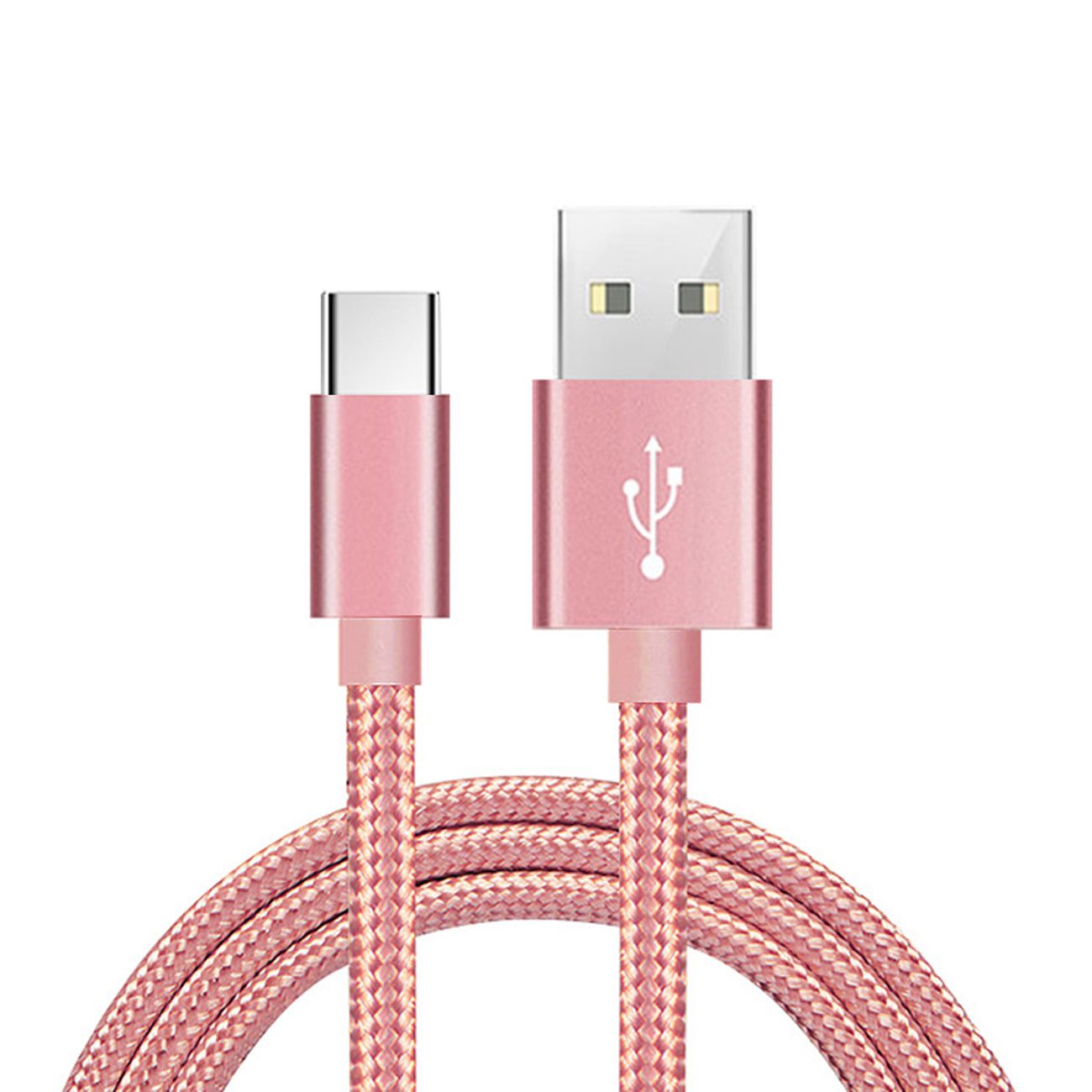 Cable Charge/Sync Fast USB-C 6.5ft Rose Gold Color (12pcs)