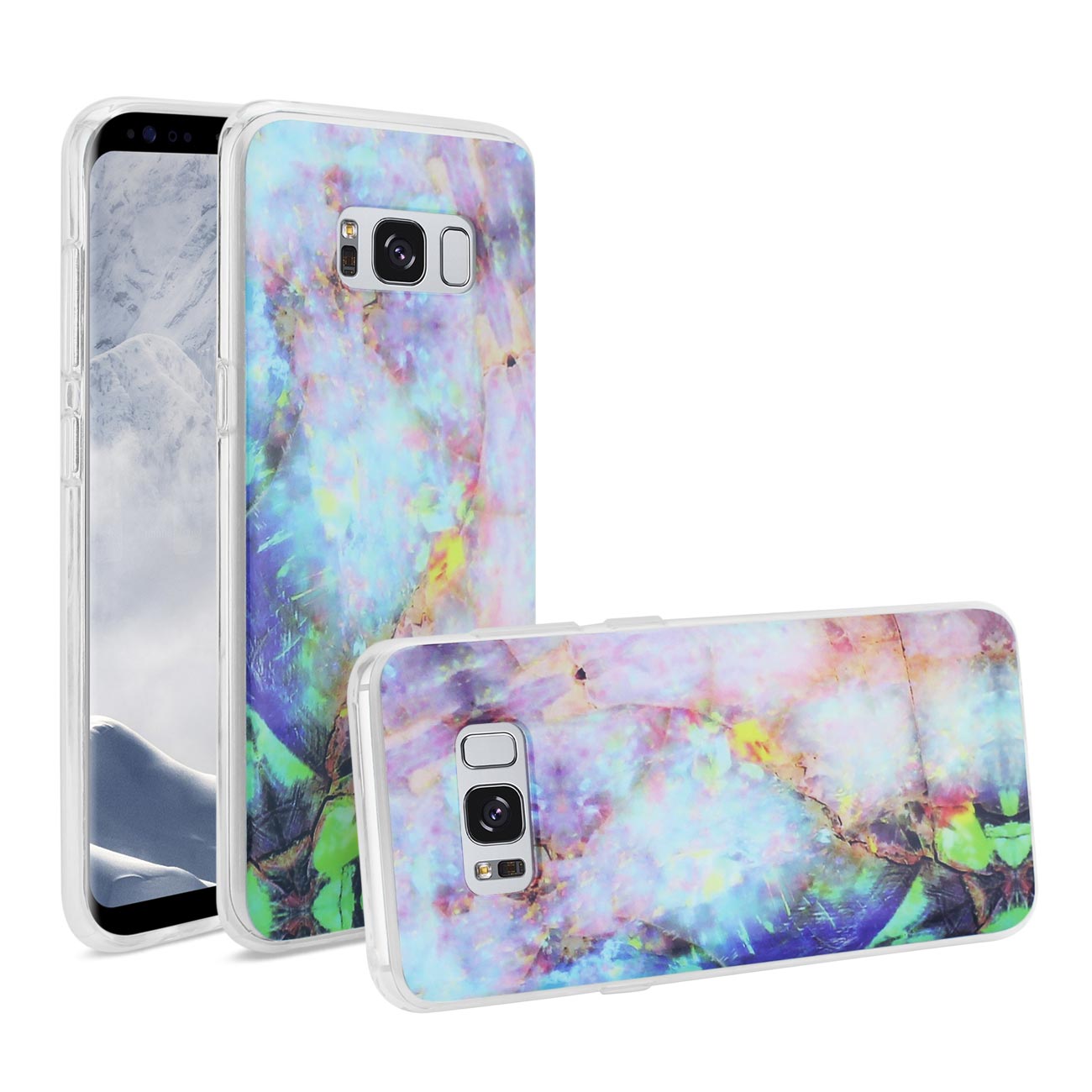 Samsung Galaxy S8 Edge/ S8 Plus Opal iPhone Cover In Mix Color
