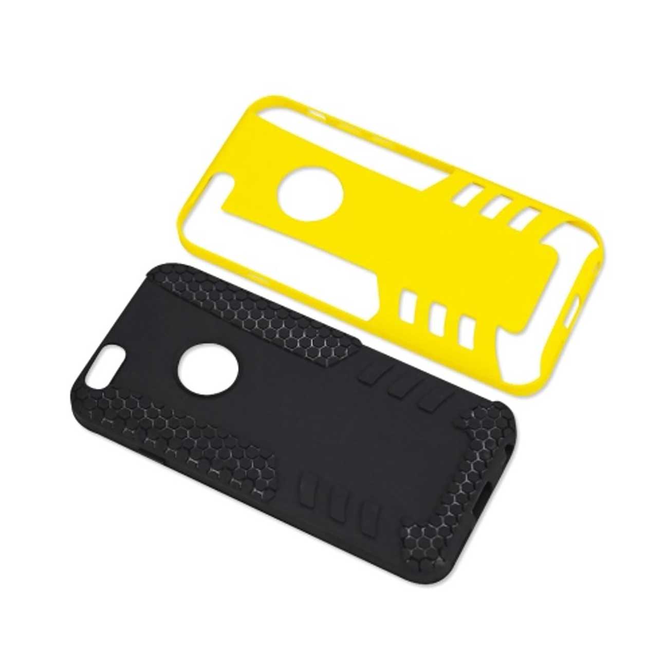 iPhone 6 Plus Hybrid Tire Case In Black Yellow