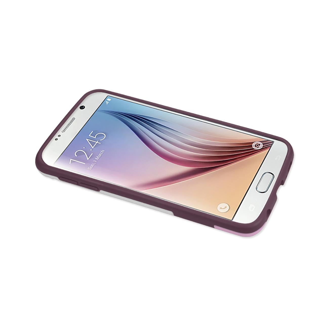 Case Colorful Braided Samsung Galaxy S6 Brown Color