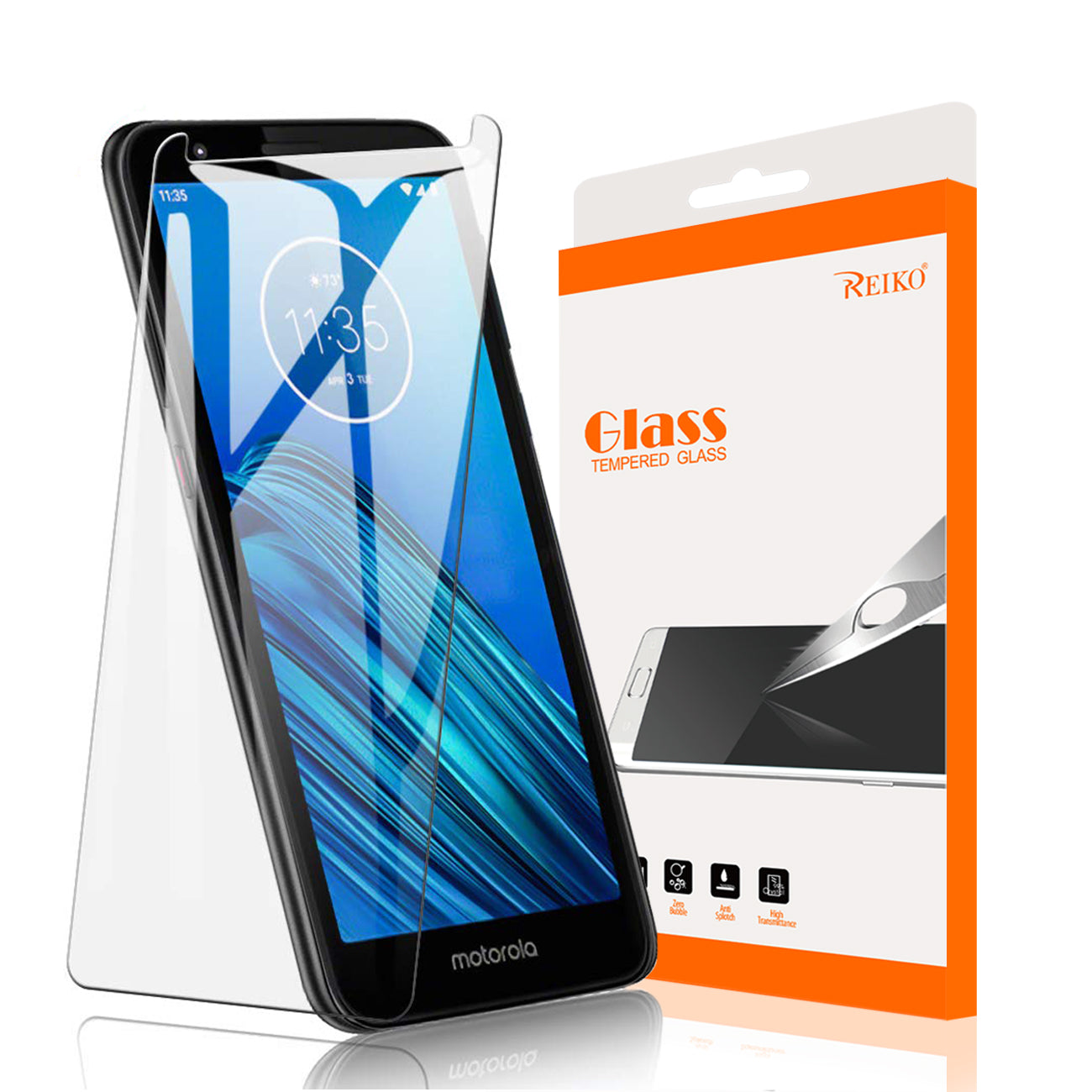 Glass Screen Protector Tempered Motorola E6 Clear