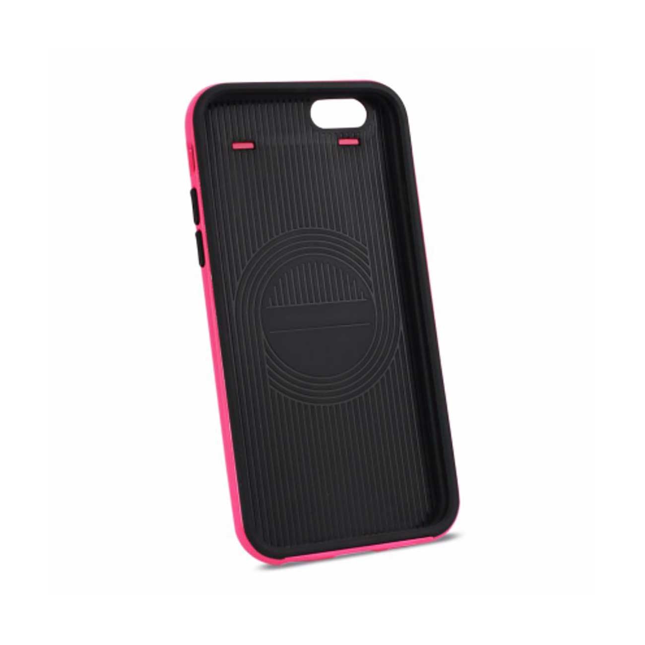 Case With Bumper Frames Slim Armor iPhone 6S/ 6 Plus Black Hot Pink Color