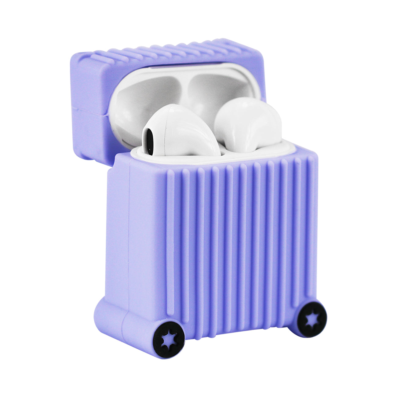 Case Design Air Pods Purple Color