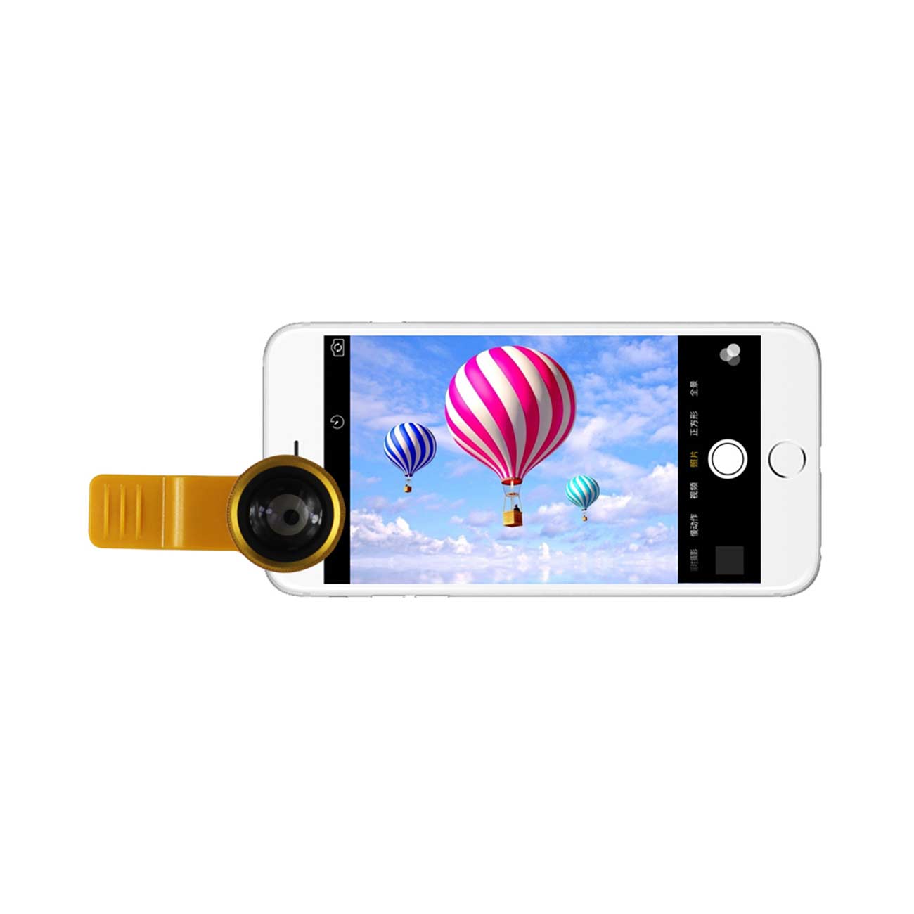 2X Teleconverter Lens Yellow For iPhones and Smartphones