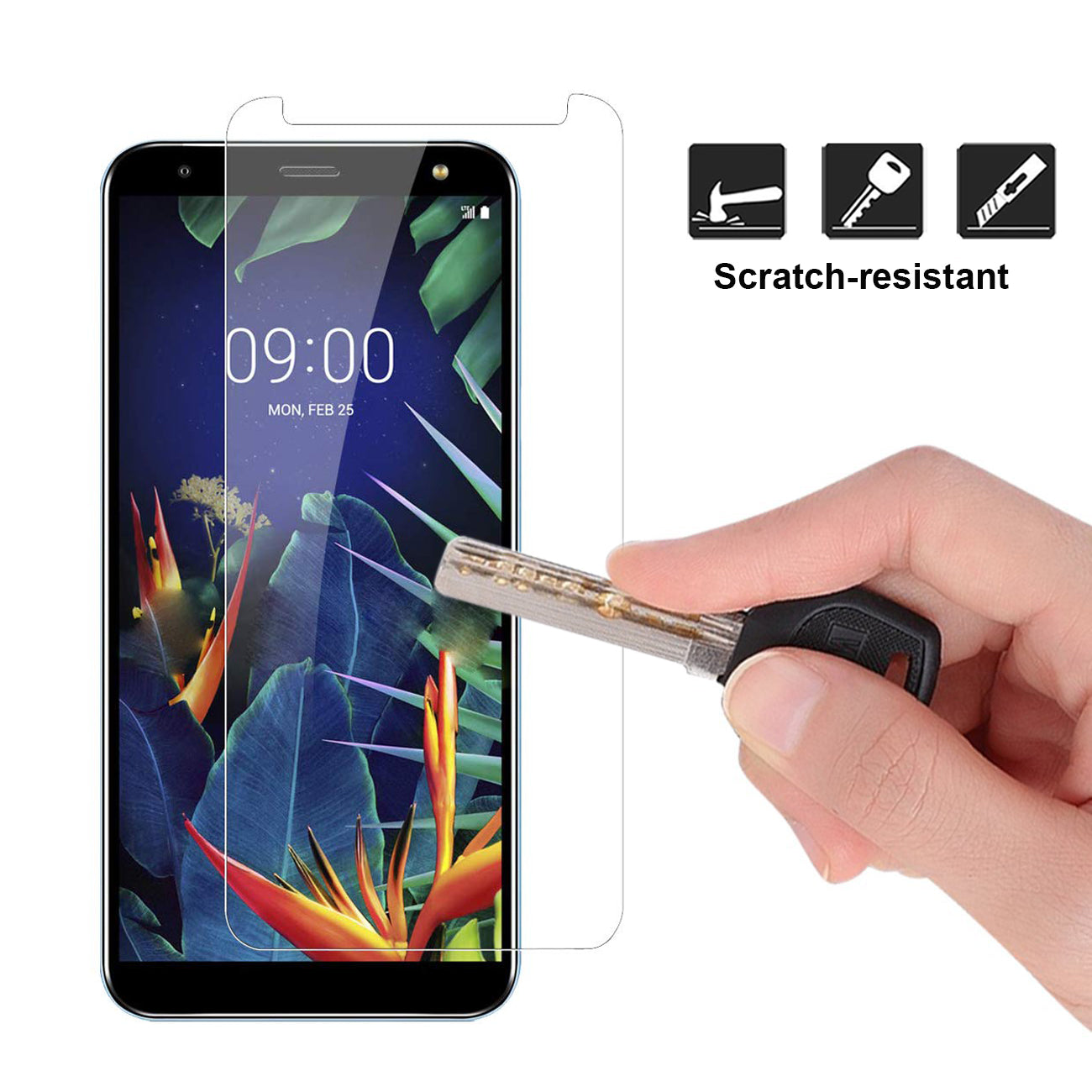 Glass Screen Protector Tempered LG K40 Clear