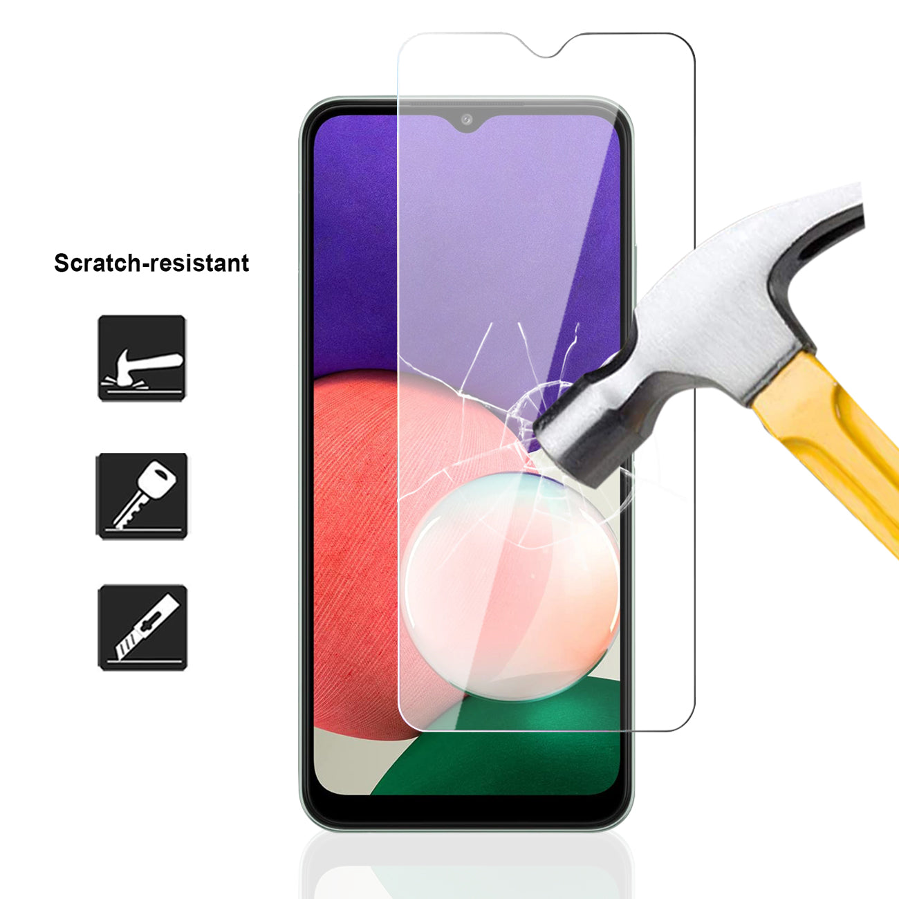 Samsung Galaxy A22 5G Super Durable Glass