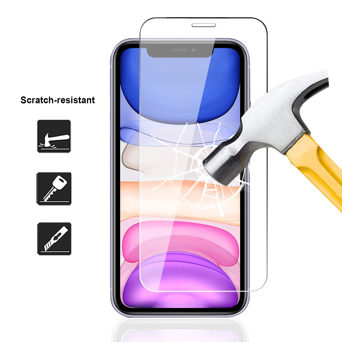 Apple iPhone 11 2.5D Super Durable Glass