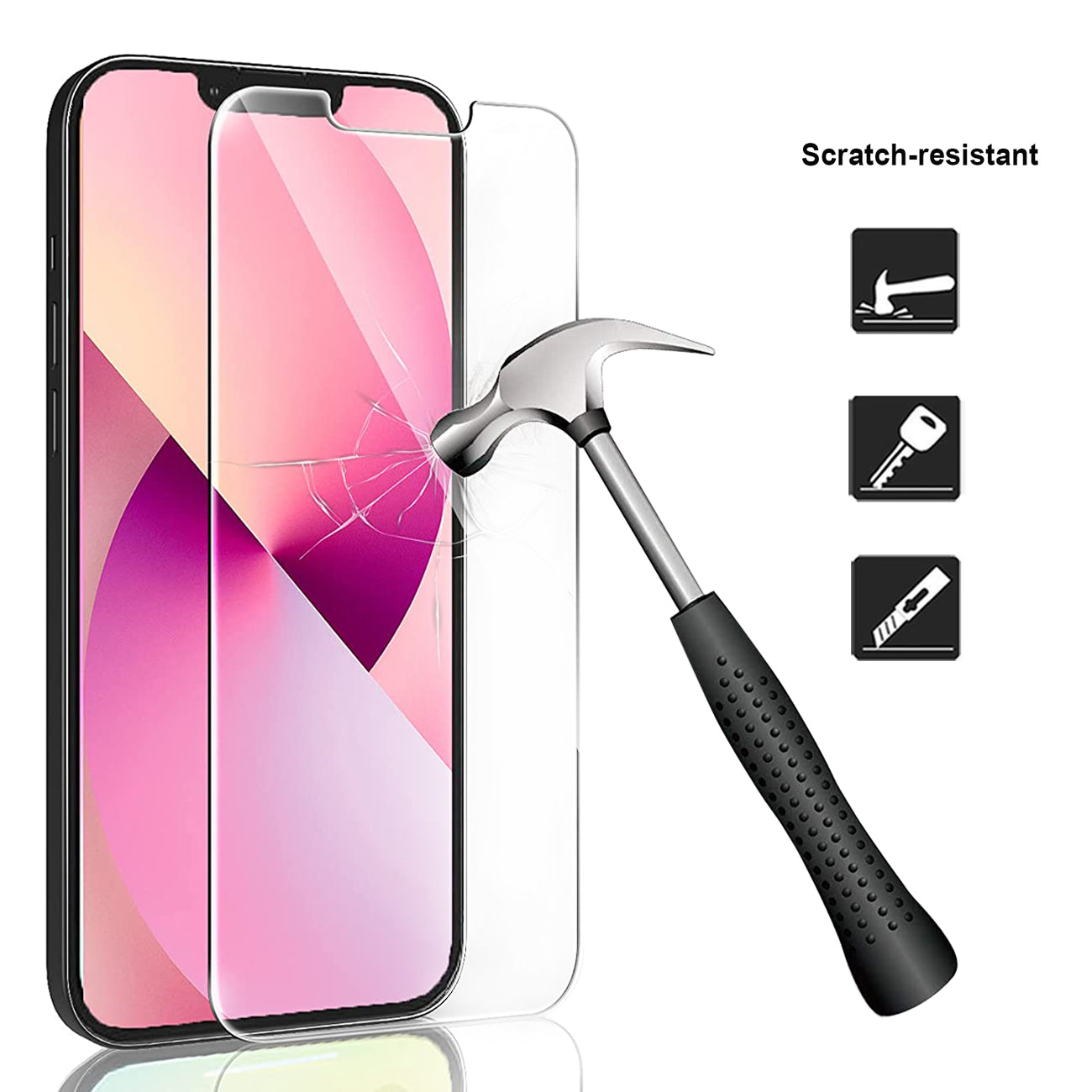 Glass Super Durable 2.5D iPhone 13 Mini 24Pcs