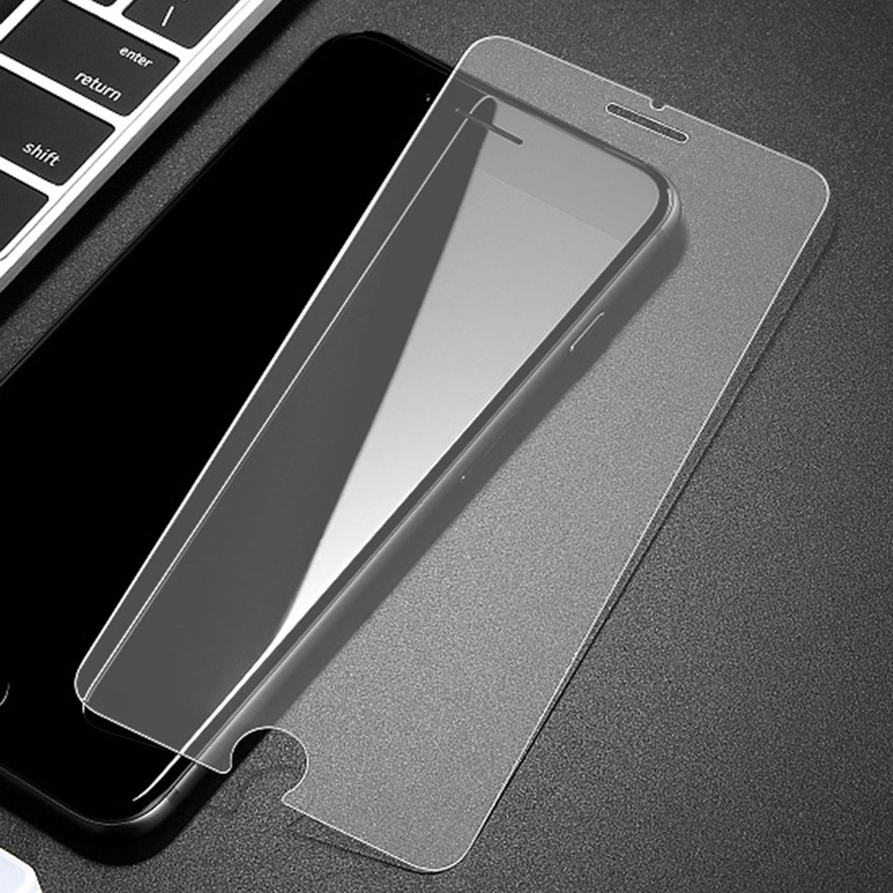 APPLE IPHONE 8/SE2 0.33MM 2.5D Super Durable Glass (10PCS)