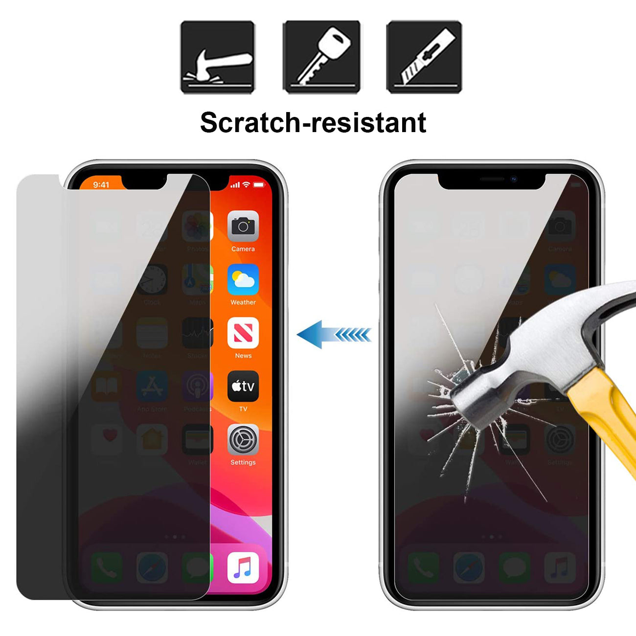 Privacy Screen Protector Apple iPhone 12 Pro Max Black Color